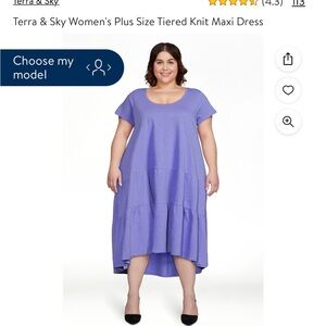 Terra & Sky dress 2X